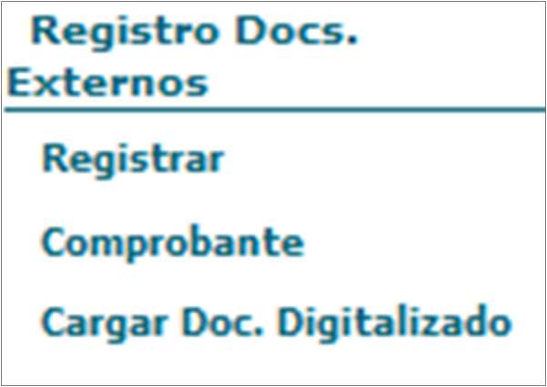 Registro de documentos Registrar documento.