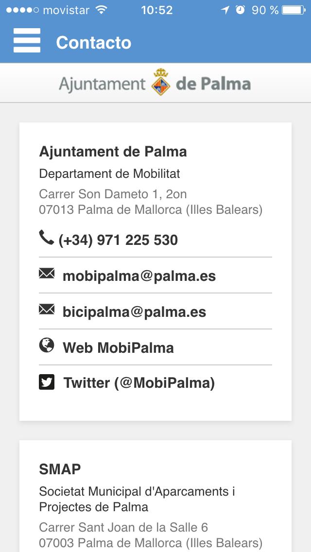 CONTACTO - A través de Twitter podrás comunicarte con MobiPalma para informar sobre todo lo que consideres