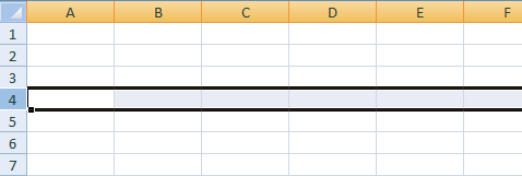 La intersección de una columna y una fila se denomina Celda y se nombra con el nombre de la columna a la que pertenece y a continuación el número de su fila, por ejemplo la primera celda pertenece a