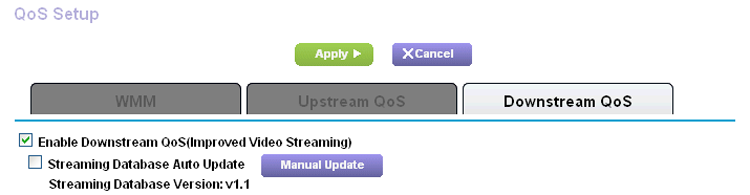 Asigne prioridades al streaming de vídeo por Internet Para configurar QoS para que asigne una prioridad alta al streaming de vídeo por Internet, inicie sesión en el router y active QoS de flujo de