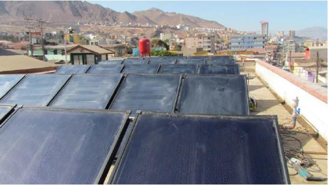 Caso Concreto: Centro penitenciario femenino Antofagasta Datos del proyecto Consumo de agua caliente sanitaria a 45 C de 5.