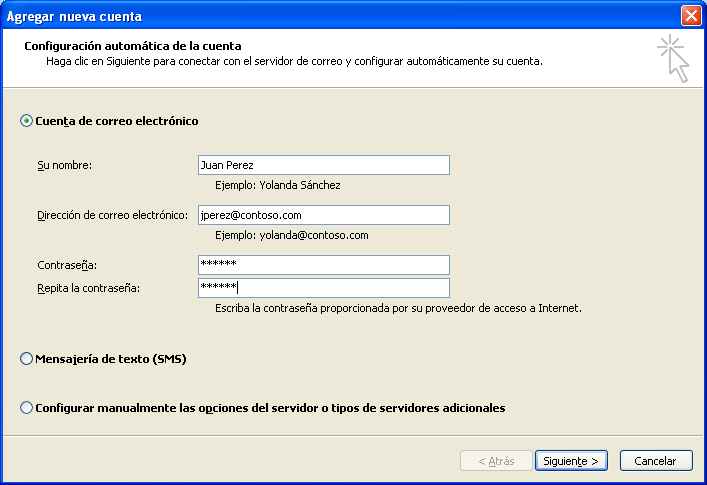 Configuración de cuenta de correo Exchange en Outlook 2010 Válido para Windows 7, Vista y XP. Para ejecutar este procedimiento, Ud. debe cerrar Outlook.