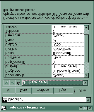 Curso de Visual Foxpro (Diseño de Formularios, ActveX y objetos OLE) Como conocer el nombre de clase de una aplicación Windows: 1. Cree un formulario nuevo 2.