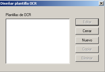 PLANTILLAS OCR (Solo para el Administrador): Se pueden crear plantillas de OCR para diferentes tipos de documentos, para ello el documento tiene que cumplir ciertos requisitos.