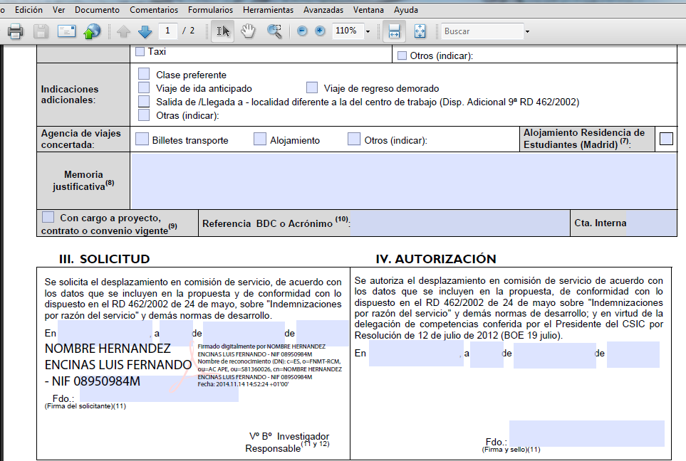 Firmar documento PDF-3 Aplicaciones desarrolladas Firmar documentos Adobe (PDF) El documento firmado se guardará: elegir un nombre y pulsar en Guardar.