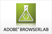 Integración con Adobe BrowserLab: Previsualice páginas web dinámicas y contenido local mediante múltiples herramientas de visualización, diagnóstico y comparación a través de la integración con Adobe