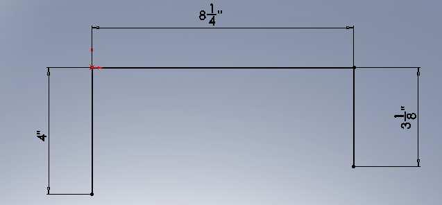 11 Protocolo SolidWorks Seleccione el comando arco tangente para dibujar media circunferencia con un radio de 1 3/8, primero seleccione el comando arco tangente, pique el extremo inferior de la línea
