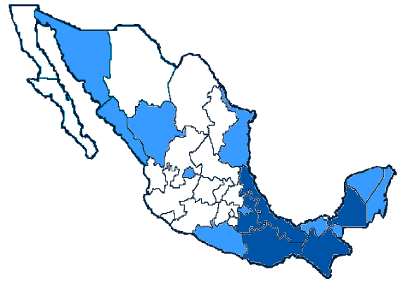 Cobertura SHF SHF ha desarrollado proyectos de autoproducción a través de sus IF en Campeche, OEN Oaxaca, Veracruz, Puebla y Chiapas. Zona de Influencia 1. Zona de Influencia 2.
