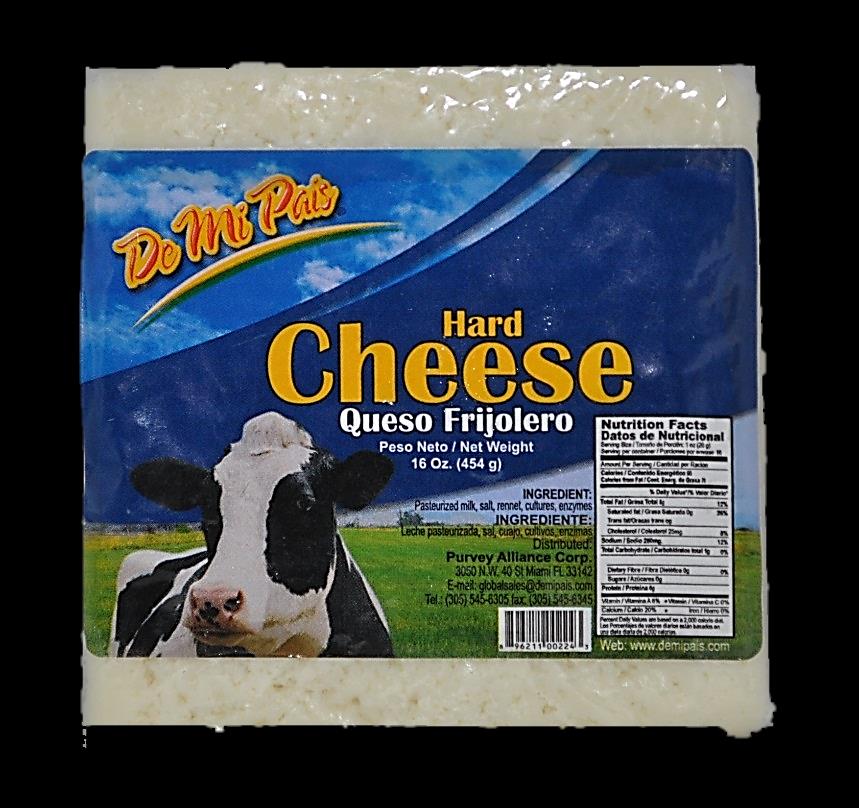 Wisconsin Item description / Descripción del producto: Hard Cheese / Queso Frijolero Lacteous / Lácteos Units per case / Unidades por caja:
