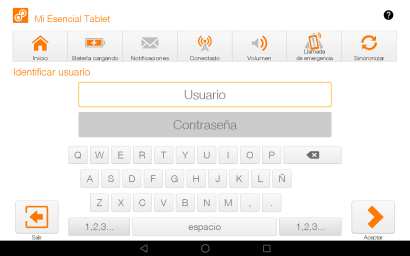 Qué necesito? Para poder utilizar Mi Esencial Tablet necesitas: Descargar la aplicación Mi Esencial disponible para Android e IOS en tu Smartphone.