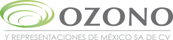 OZONO y Representaciones de México, SA. De CV Av.