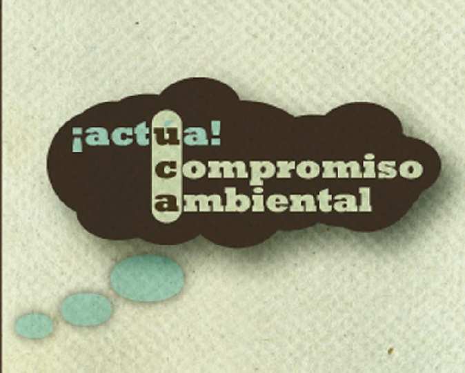 Imagen logosímbolo UCA sostenible Por otro lado y de forma común en todos los soportes de la campaña, aparecerá un lema en forma de logo de la campaña.