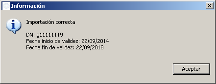 A continuación, se mostrará una pantalla llamada Abrir para poder seleccionar el fichero TAI_Sepblac_2014.cer que se guardó siguiendo los pasos de la sección 2 de este documento.