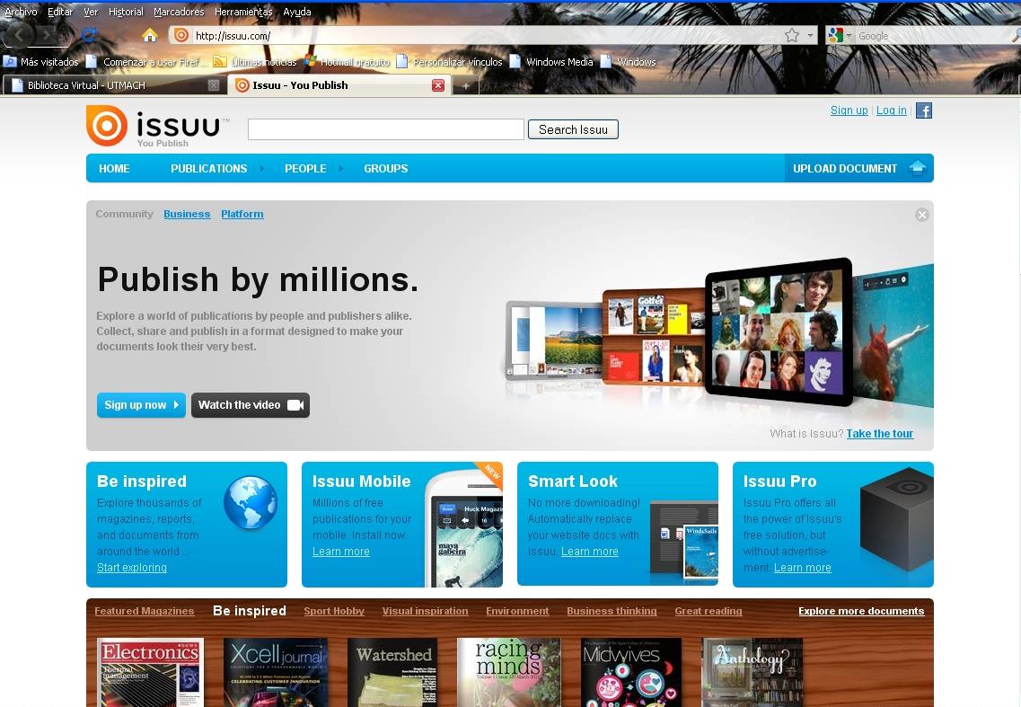 Uso de la herramienta ISSU: El ingreso a la aplicación es a través de la