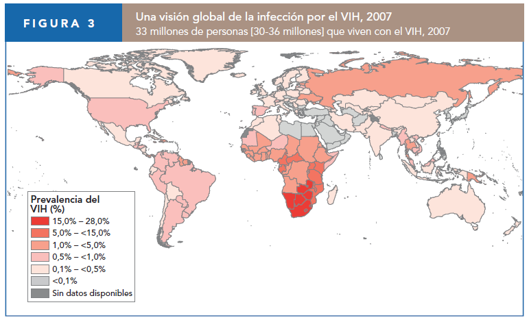 FUENTE: OnuSIDA 2008 La tasa de nuevas infecciones por el VIH ha disminuido en varios países, aunque, a nivel mundial, estas tendencias favorables quedan contrarrestadas, al menos en parte, por el