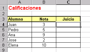 Ejemplos de Funciones SI(.