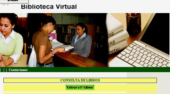 Ingrese su Clave y Contraseña en los campos correspondientes y haga clic en Aceptar. Haga clic en Biblioteca Virtual E- Libro. Haga clic en el botón Consulta de Libros/ Entrar a E-Libro.