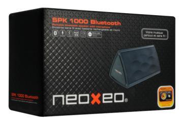Altavoces SPK 1000 Bluetooth 59 Transmite la música de tu iphone, tablet o smartphone a través de este altavoz portátil de diseño triangular.