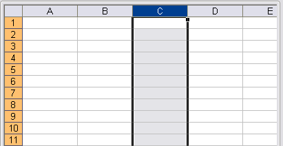 imagen muestra le selección de un rango de celdas. El rango queda identificado como, un bloque rectangular de una o más celdas que Excel trata como una unidad.
