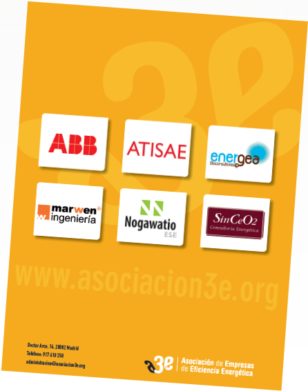 PATROCINIO DE DOCUMENTOS A3E Supone incluir el logo de la empresa en la contraportada del documento y recibir un número de ejemplares del mismo.