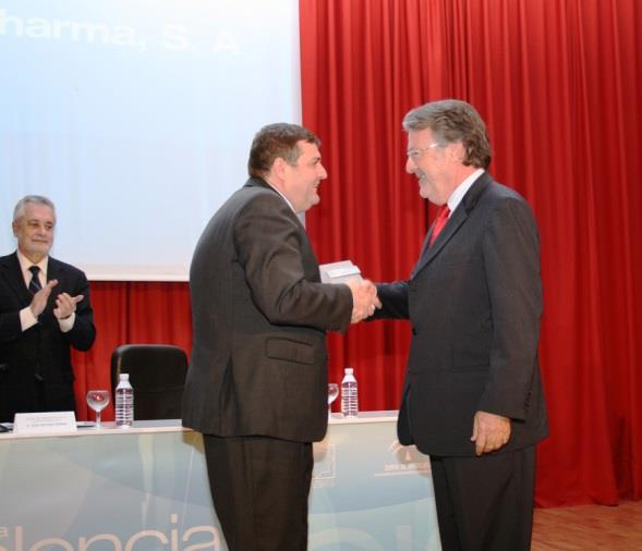tecnológica de los IV Premios Nacionales ANCES 2010 Premio a la Mejor Empresa Innovadora Europea de la Red Europea de Centros de Empresas Innovadoras (EBN) 2010 Bandera de Andalucia de