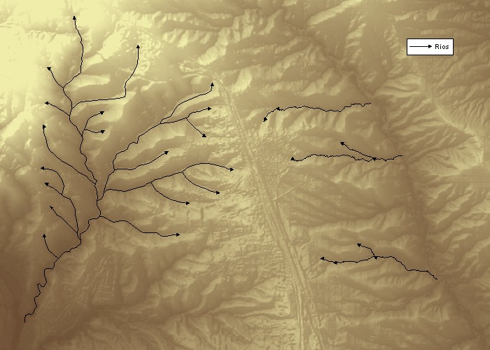 Ilustración 3 ríos Cuencas La capa de cuencas tiene que tener los siguientes campos: Cuenca