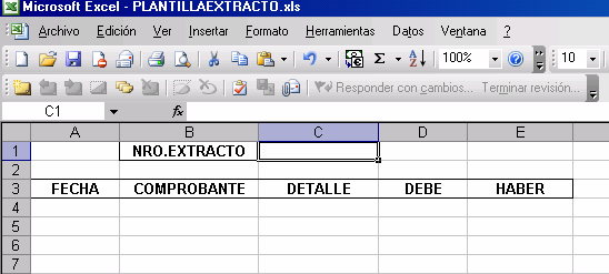 Carga del Extracto Bancario El extracto bancario se puede informar de dos maneras: A través de la importación de los datos desde una planilla Excel.