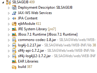 3.2.1 SILSAG En la carpeta SILSAG se encuentra el código fuente del proyecto, dividido en subcarpetas que contienen los archivos de acuerdo a su funcionalidad, es importante mencionar a las