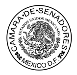 CC. SECRETARIOS DE LA MESA DIRECTIVA DE LA CÁMARA DE SENADORES, H. CONGRESO DE LA UNIÓN, LXII LEGISLATURA Presentes.