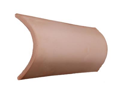 1.4 DEFINICIONES Teja cerámica curva : Son elementos de cobertura en forma de canalón para colocación discontinua sobre tejados en pendiente.
