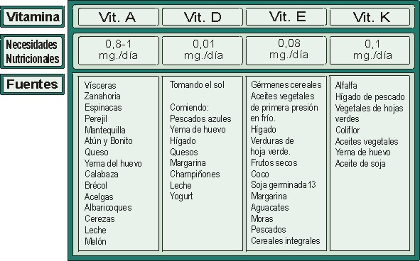 3.- Necesidades reales y complementos vitamínicos. Normalmente no es necesaria la ingesta de complementos vitamínicos siempre y cuando la alimentación sea variada y equilibrada.