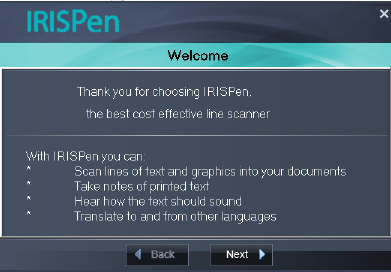 4. Empezar a utilizar el IRISPen TM Paso 1: Conectar el IRISPen TM Conecte el IRISPen TM a un puerto USB libre (USB 2.0 o superior).