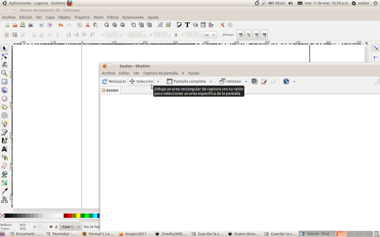 83 Ejemplo 6.5 (Usando Shutter para recortar) He aquí un ejemplo de dos imágenes tomadas de Wikipedia (www.wikipedia.org). Para recortarlas de la pantalla de la PC se usó Shutter (estamos en Ubuntu!