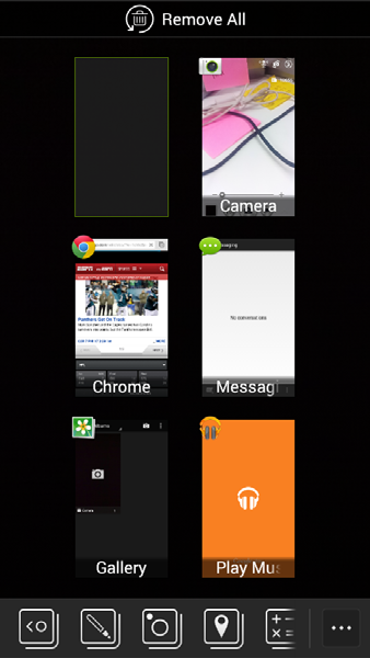 22 - Uso de su smartphone Arrastre el área de Notificación hacia abajo en la pantalla para ver más información sobre nuevos eventos y acceder a Configuración rápida.
