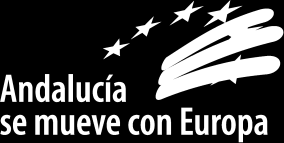 2.2 Del lema y logotipo "Andalucía se mueve con Europa" Lema Andalucía de mueve con Europa Esta declaración ha sido elegida en el caso de Andalucía para destacar el valor añadido de la intervención