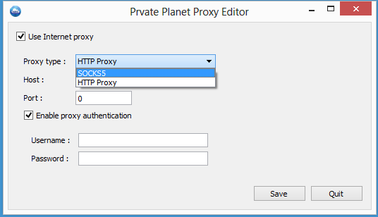Para configurar la conexión a través del Proxy, el usuario debe seleccionar la carpeta mycloudplanet en el menú de inicio, seleccionar Tools y finalmente ejecutar la aplicación Proxy Tool.