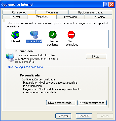 I. Configuración de Internet Explorer. Para emplear ambas opciones Ud. deberá configurar el explorador Internet Explorer de la siguiente forma: 1. Ejecute Internet Explorer. 2.