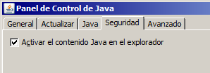 4. Activar Java en los navegadores Los navegadores pueden desactivar el plugin de Java o los complementos. Puede que tenga que configurar el navegador para activar el plugin de Java. http://www.java.