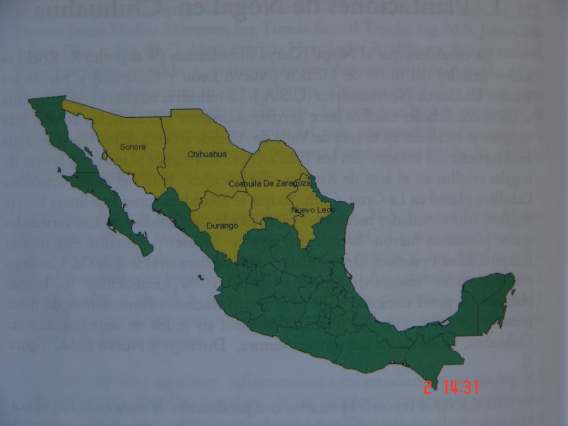 Estados Mexicanos comercialmente