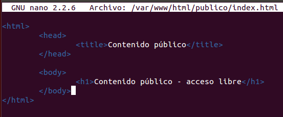 Si no queréis instalar y configurar bind, podéis utilizar el fichero hosts, que se encuentra en /etc y añadir las siguientes líneas: 192.168.1.12 publico.john.