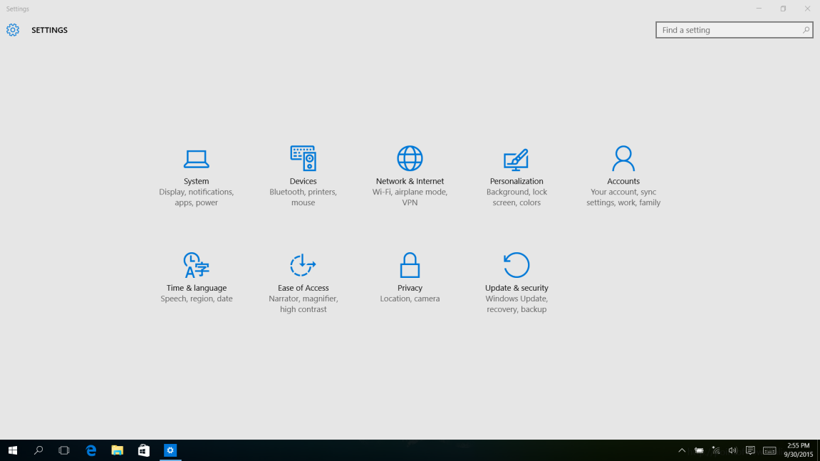 Ajustes de pantalla Windows 10 (Panel de control) Desde