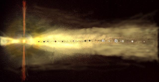 La nebulosa protosolar: Los