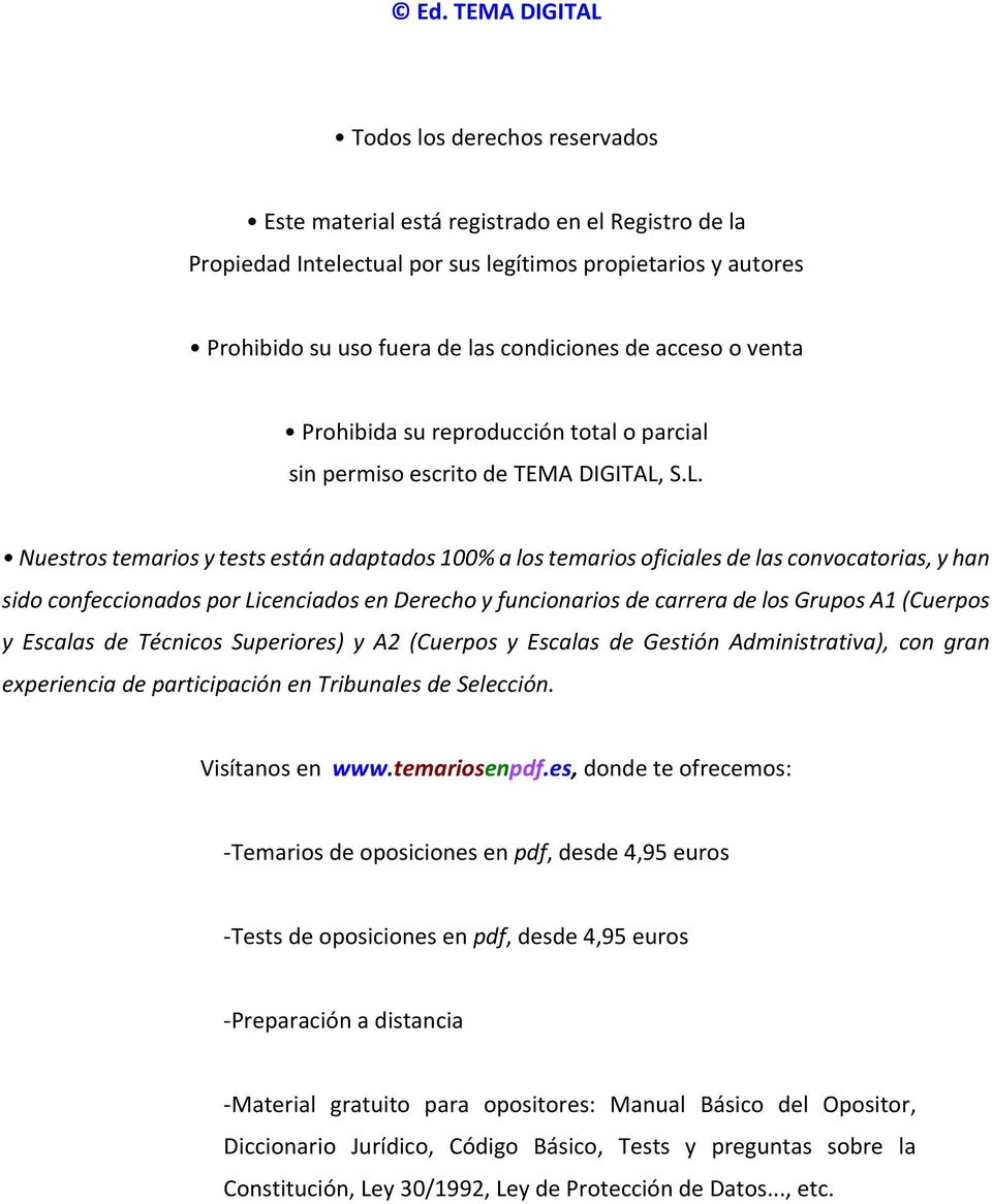 OPERARIO DE LIMPIEZA VIARIA - PDF Descargar libre