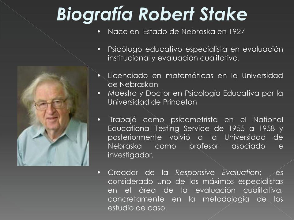 Biografía Robert Stake - PDF Free Download