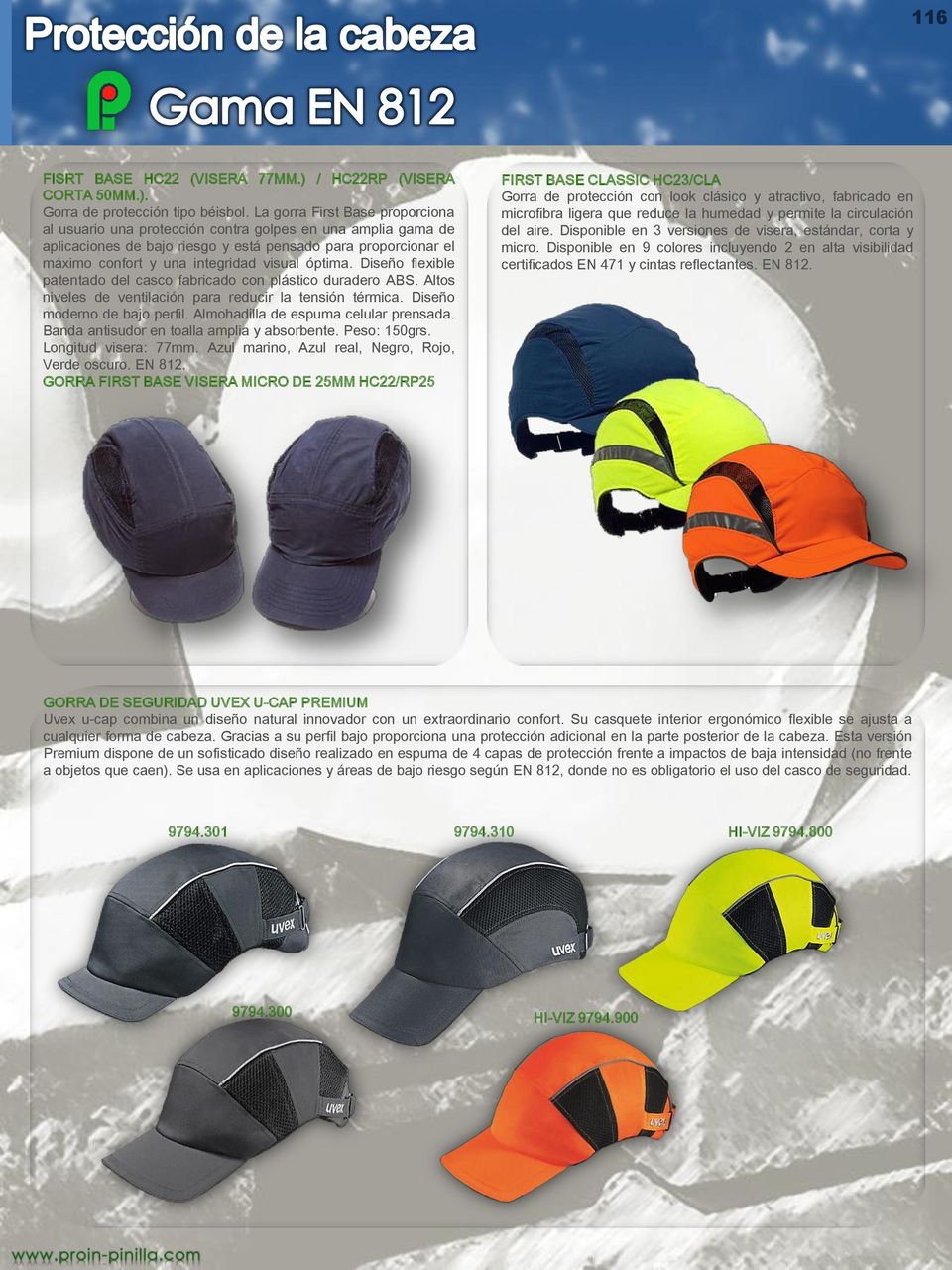 óptima. Diseño flexible patentado del casco fabricado con plástico duradero ABS. Altos niveles de ventilación para reducir la tensión térmica. Diseño moderno de bajo perfil.