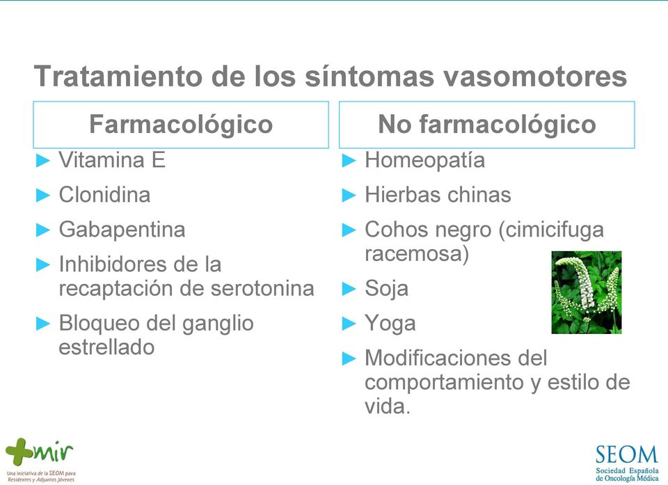 ganglio estrellado No farmacológico Homeopatía Hierbas chinas Cohos negro