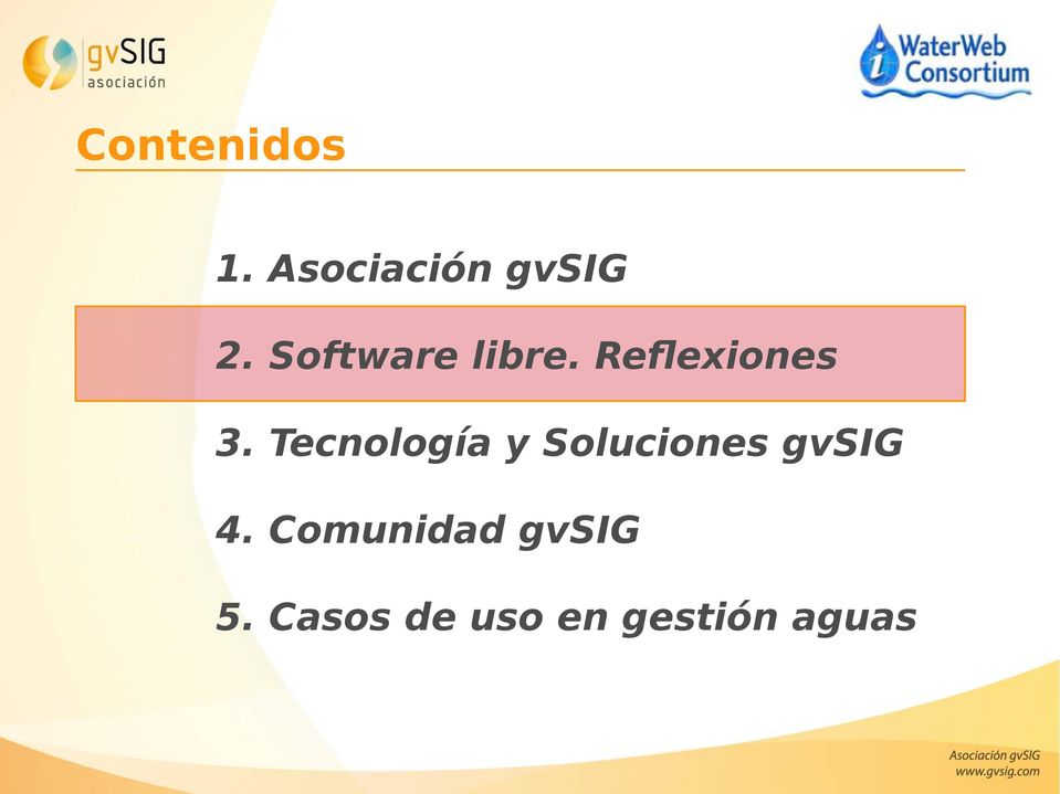 Tecnología y Soluciones gvsig 4.