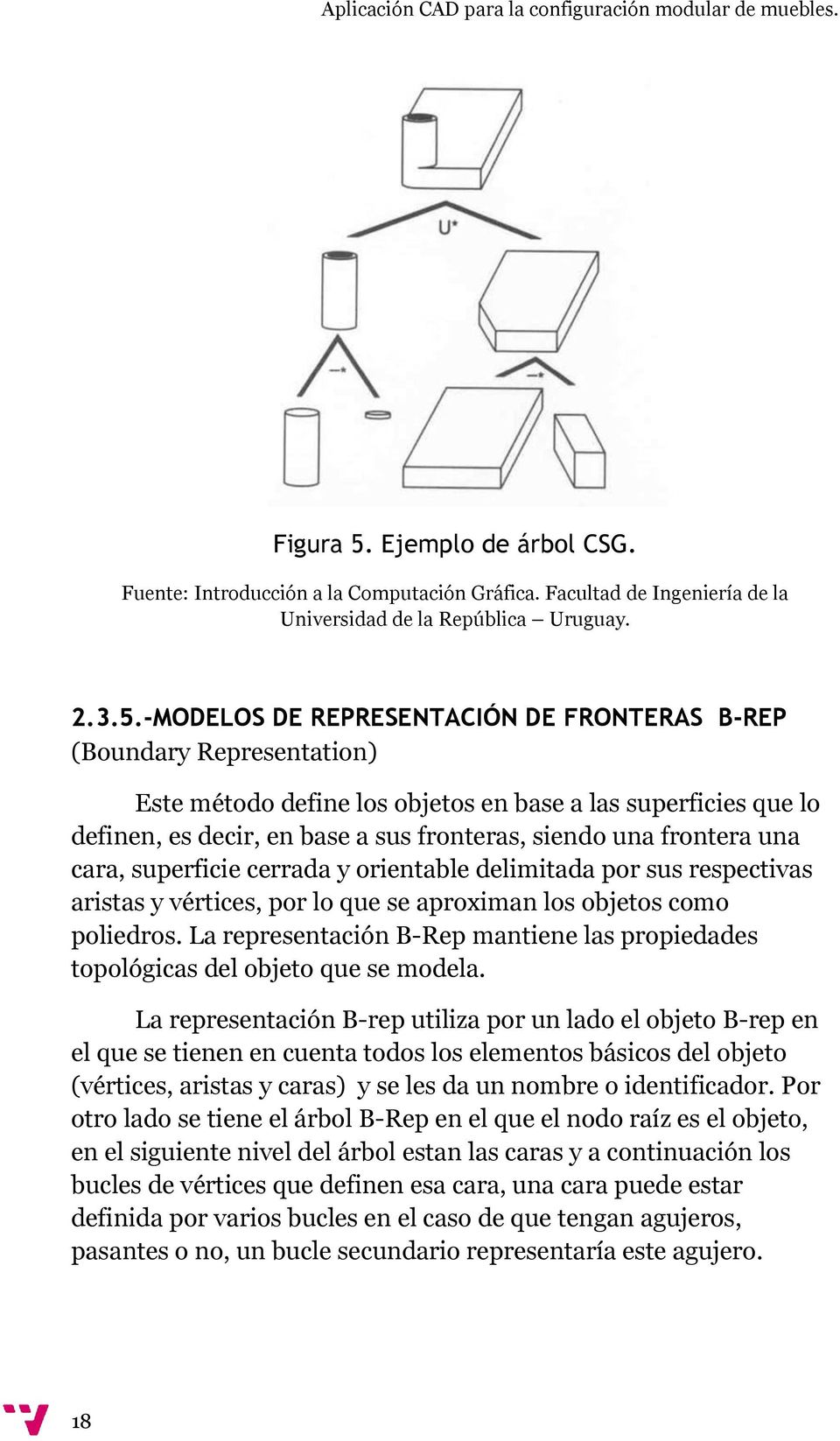 -MODELOS DE REPRESENTACIÓN DE FRONTERAS B-REP (Boundary Representation) Este método define los objetos en base a las superficies que lo definen, es decir, en base a sus fronteras, siendo una frontera