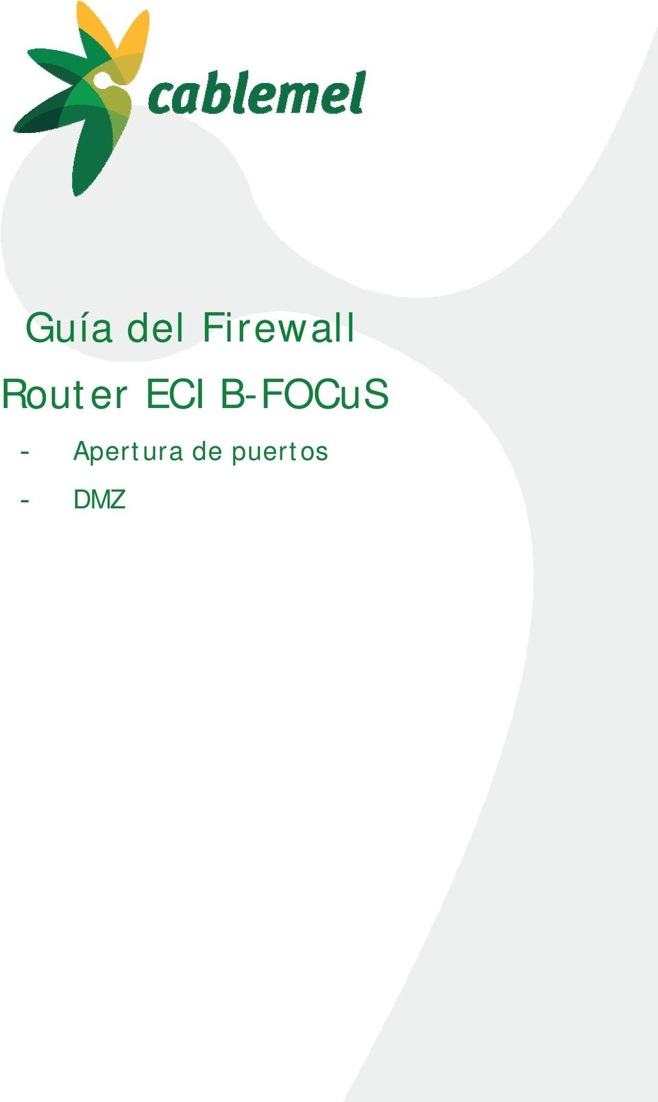 ECI B-FOCuS -