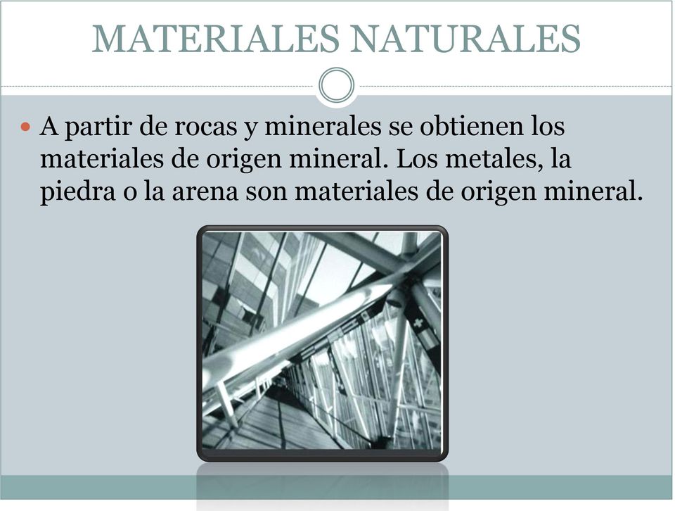 origen mineral.